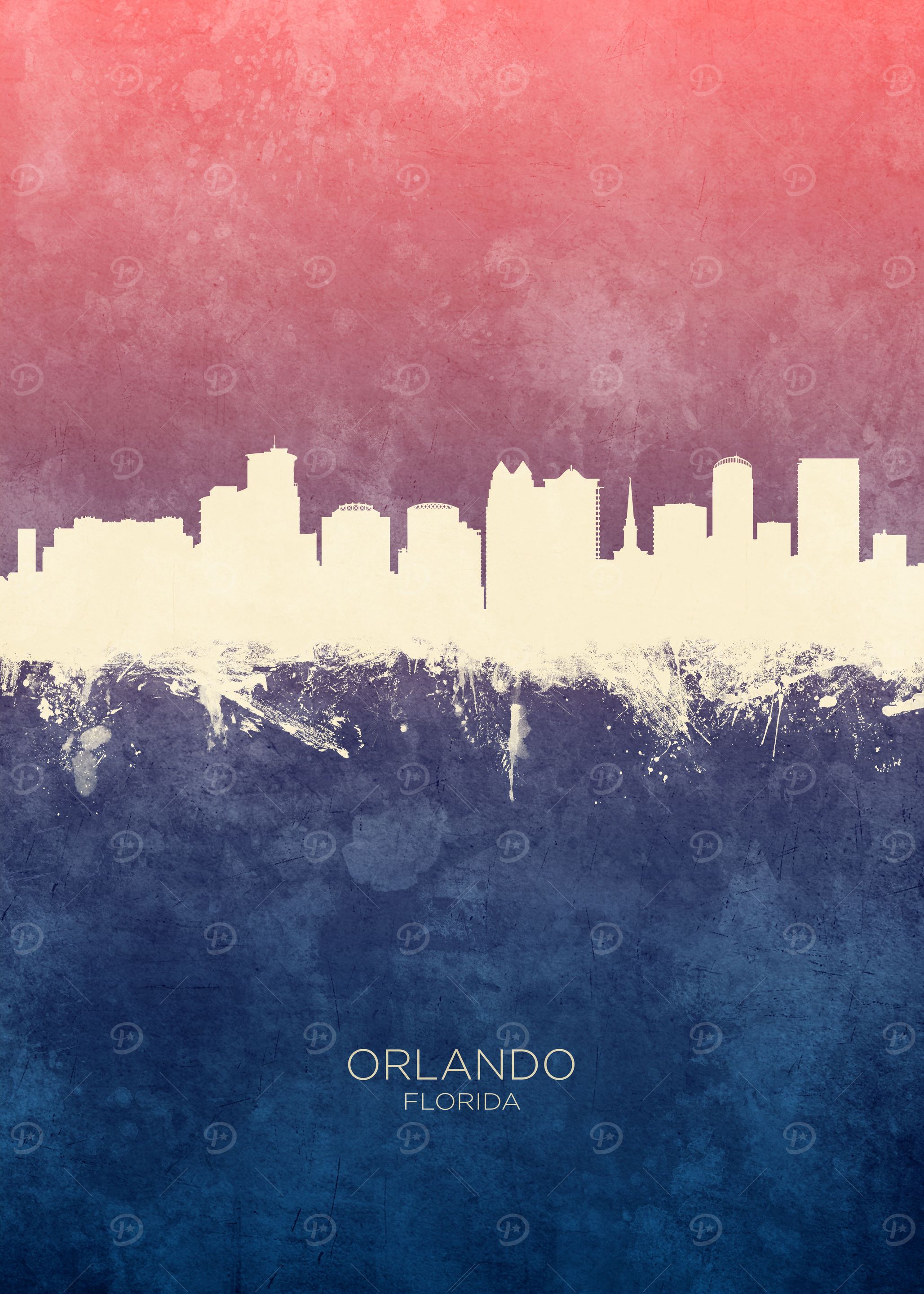 Orlando Florida Skyline