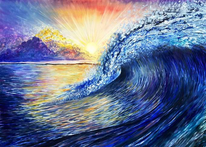 Sea Rainbow Wave