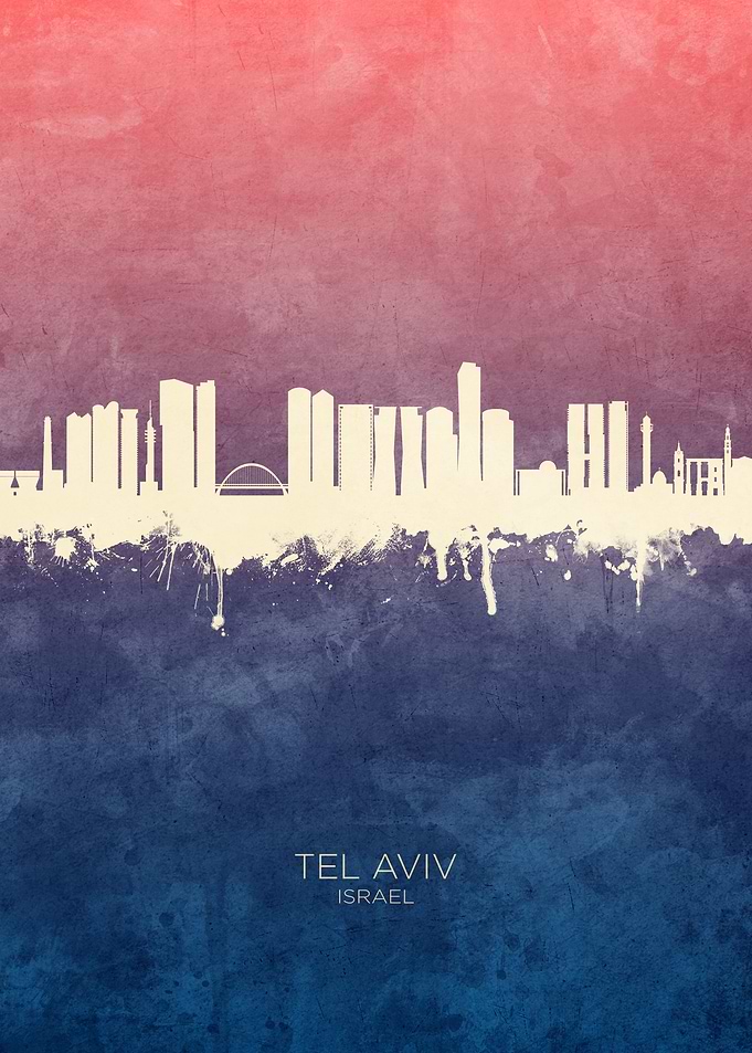 Tel Aviv Israel Skyline