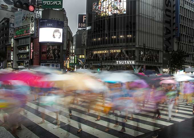 Tokyo Rainy night