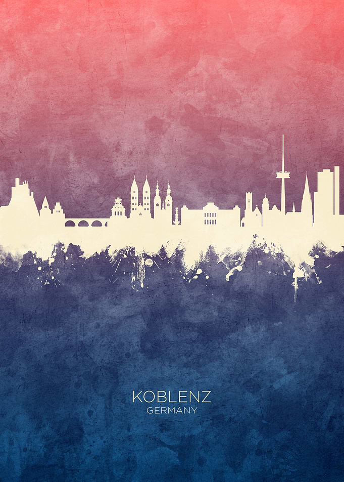 Koblenz Germany Skyline