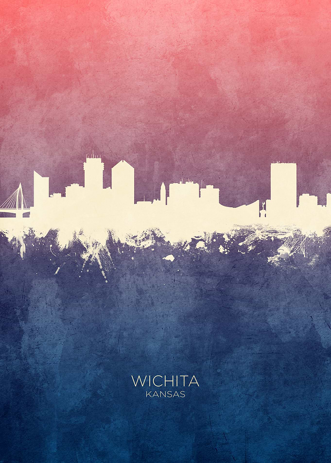 Wichita Kansas Skyline