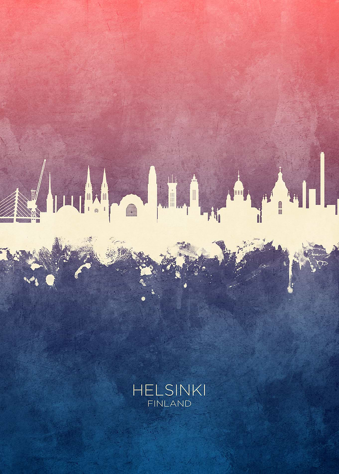Helsinki Finland Skyline
