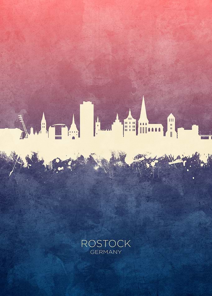Rostock Germany Skyline