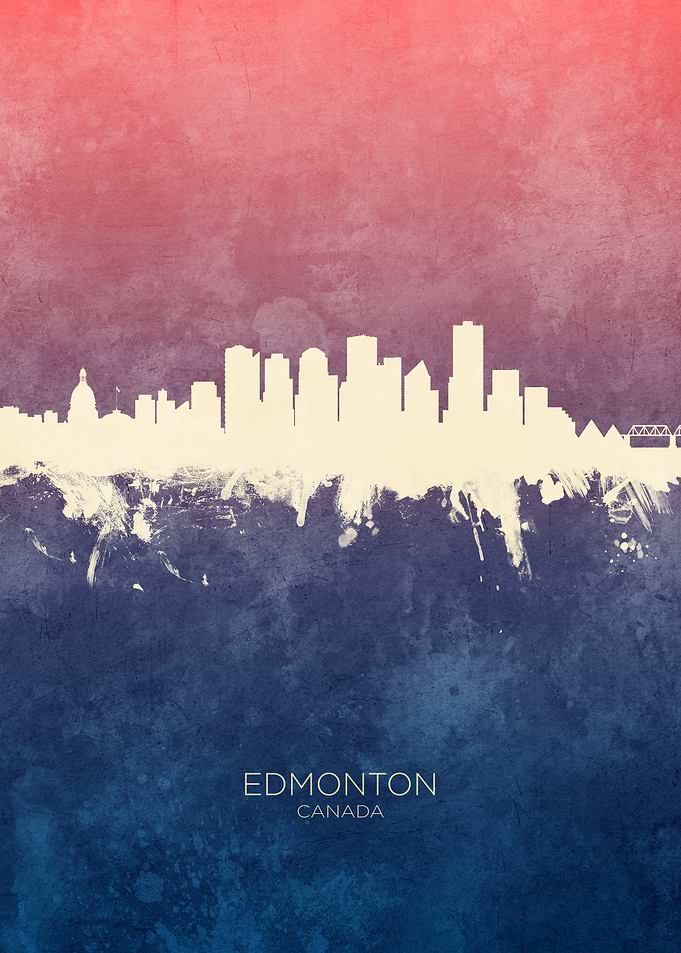 Edmonton Canada Skyline
