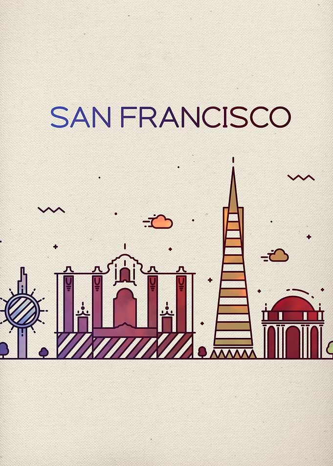San Francisco City Skyline