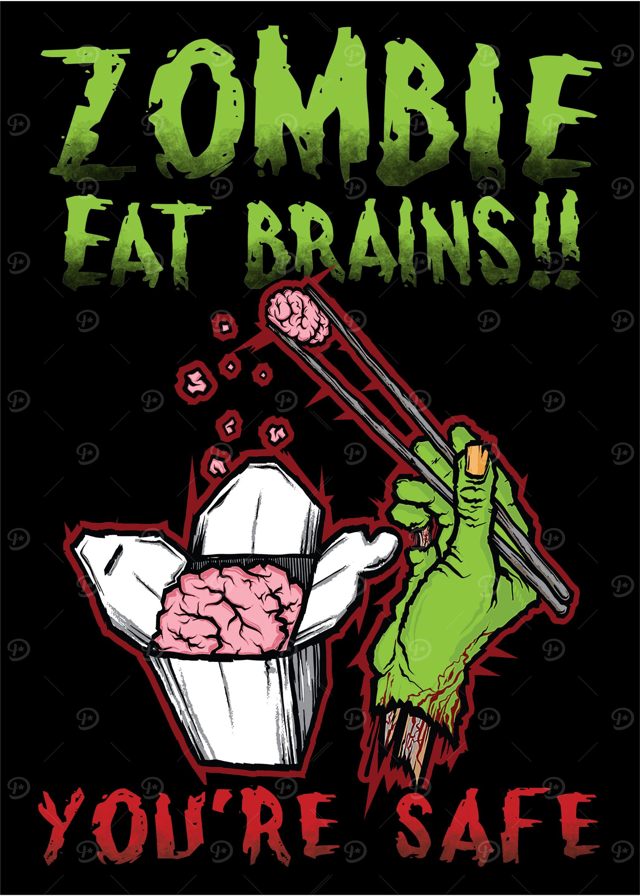 ZOMBIE EAT BRAINS