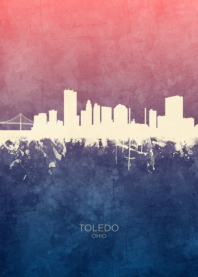 Toledo Ohio Skyline