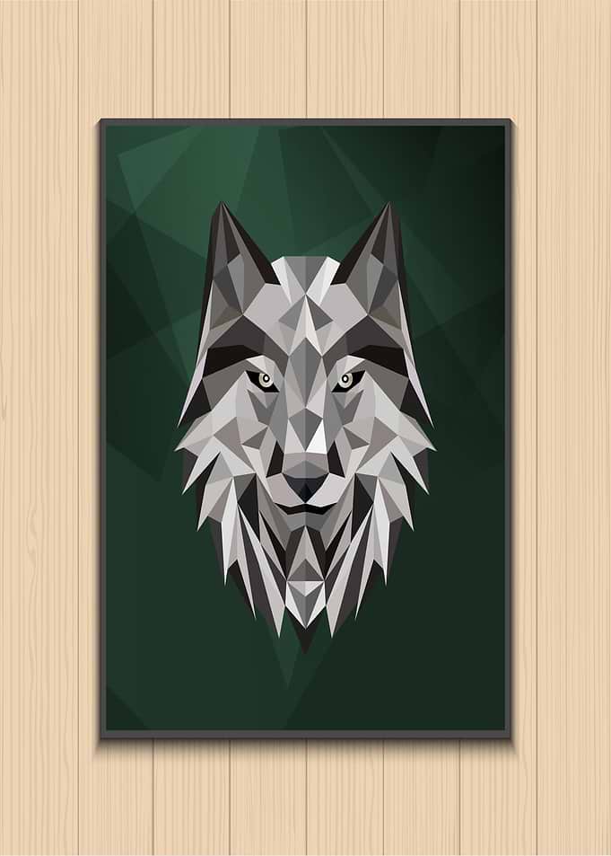 Wolf Animal abstract