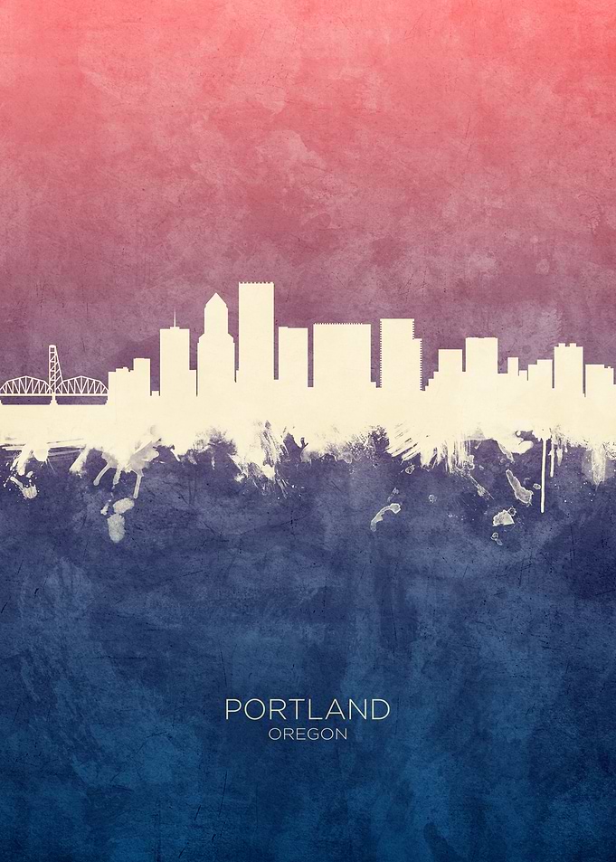 Portland Oregon Skyline