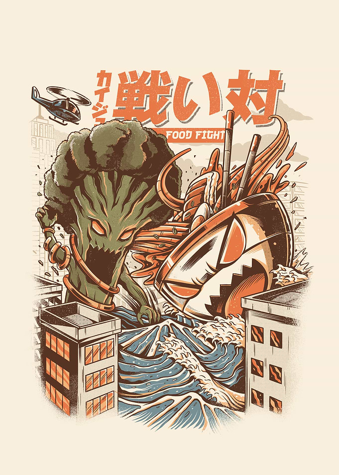KAIJU FOOD FIGHT