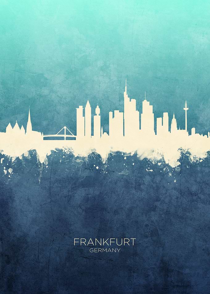 Frankfurt Germany Skyline