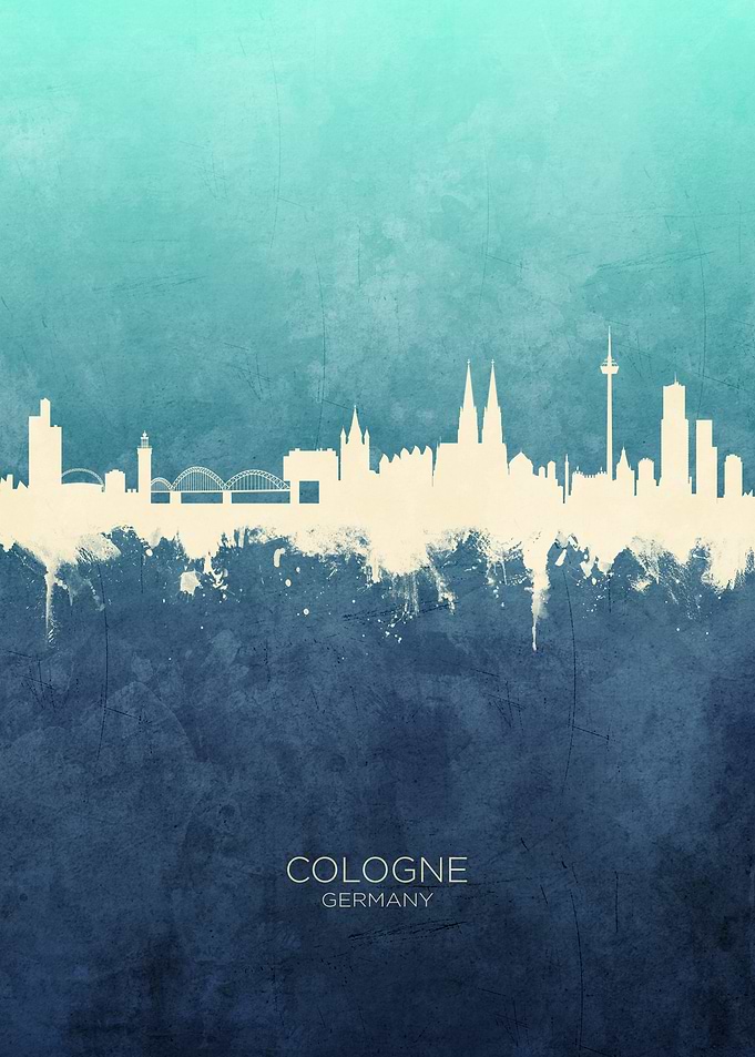 Cologne Germany Skyline