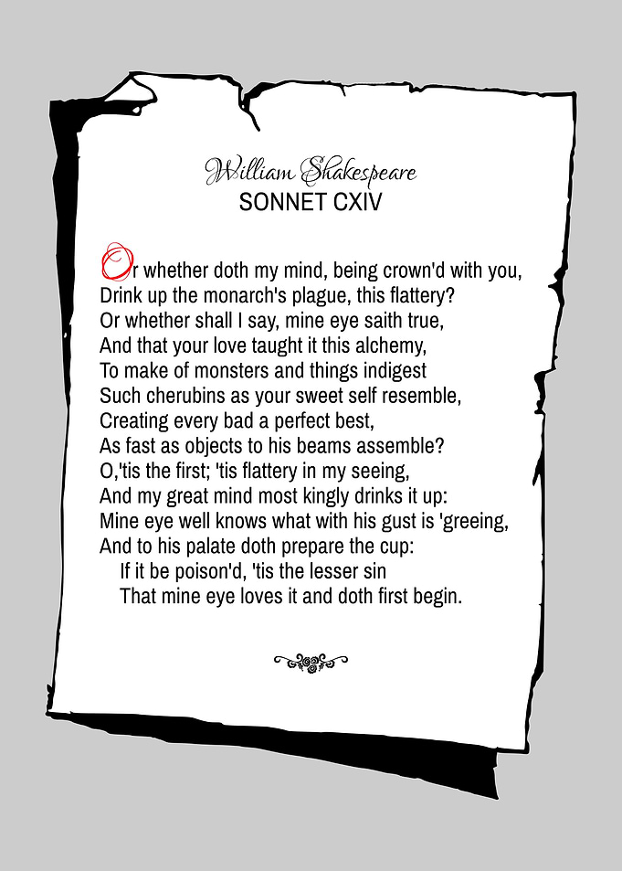 Shakespeare Sonnet 114