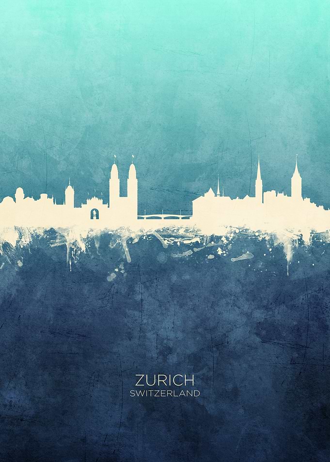 Zurich Switzerland Skyline