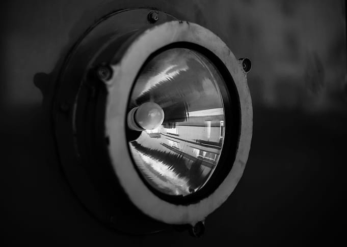 Tram headlight