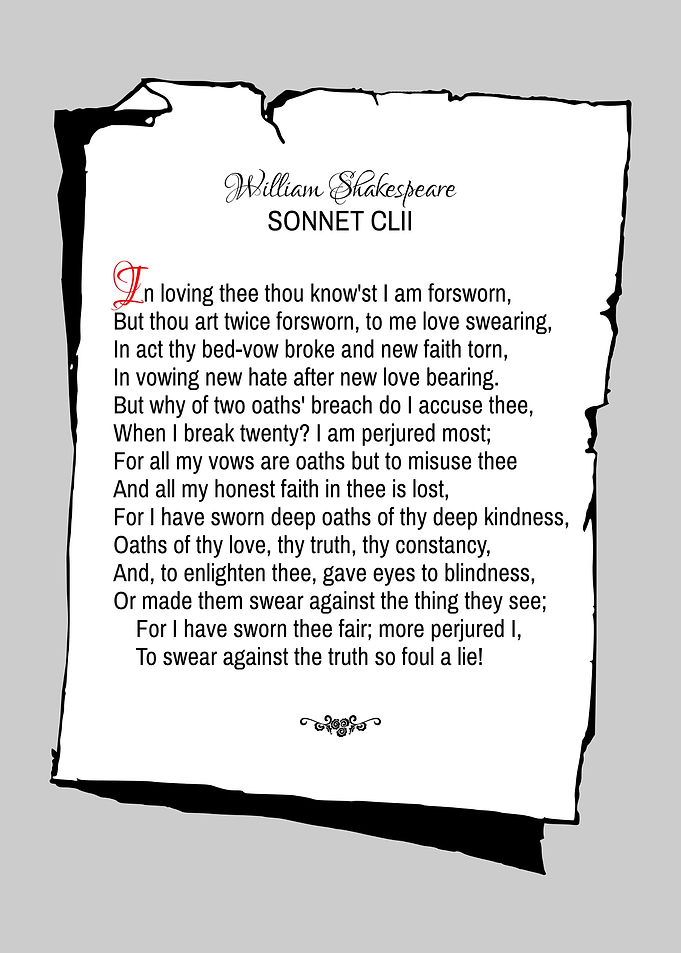 Shakespeare Sonnet 152
