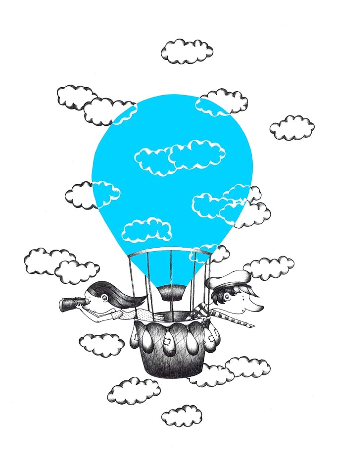 Blue balloon