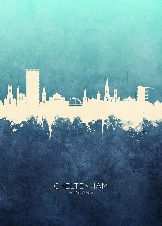 Cheltenham England Skyline