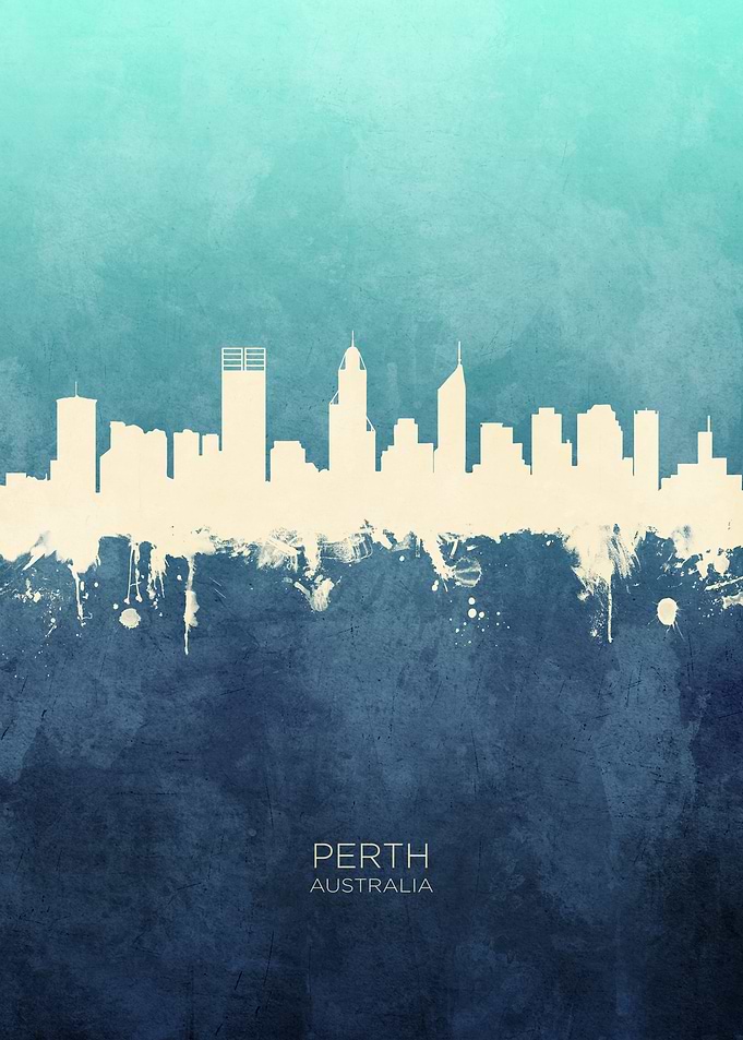 Perth Australia Skyline