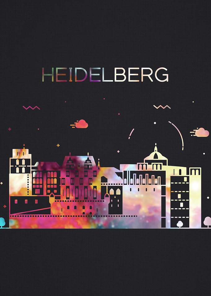 Heidelberg City Skyline