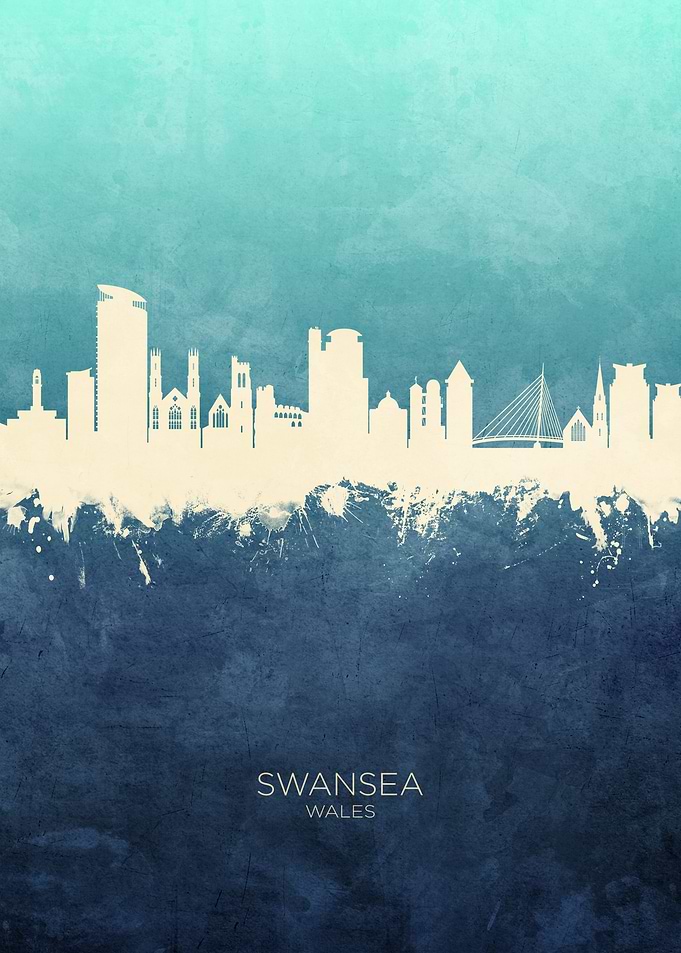 Swansea Wales Skyline