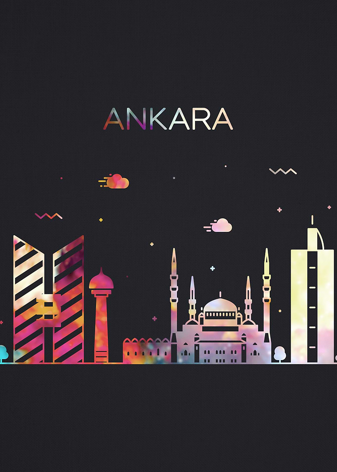 Ankara Turkey City Skyline