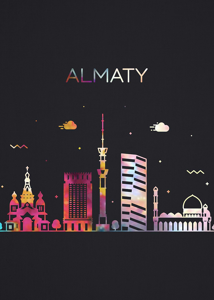 Almaty Kazakhstan City Sky