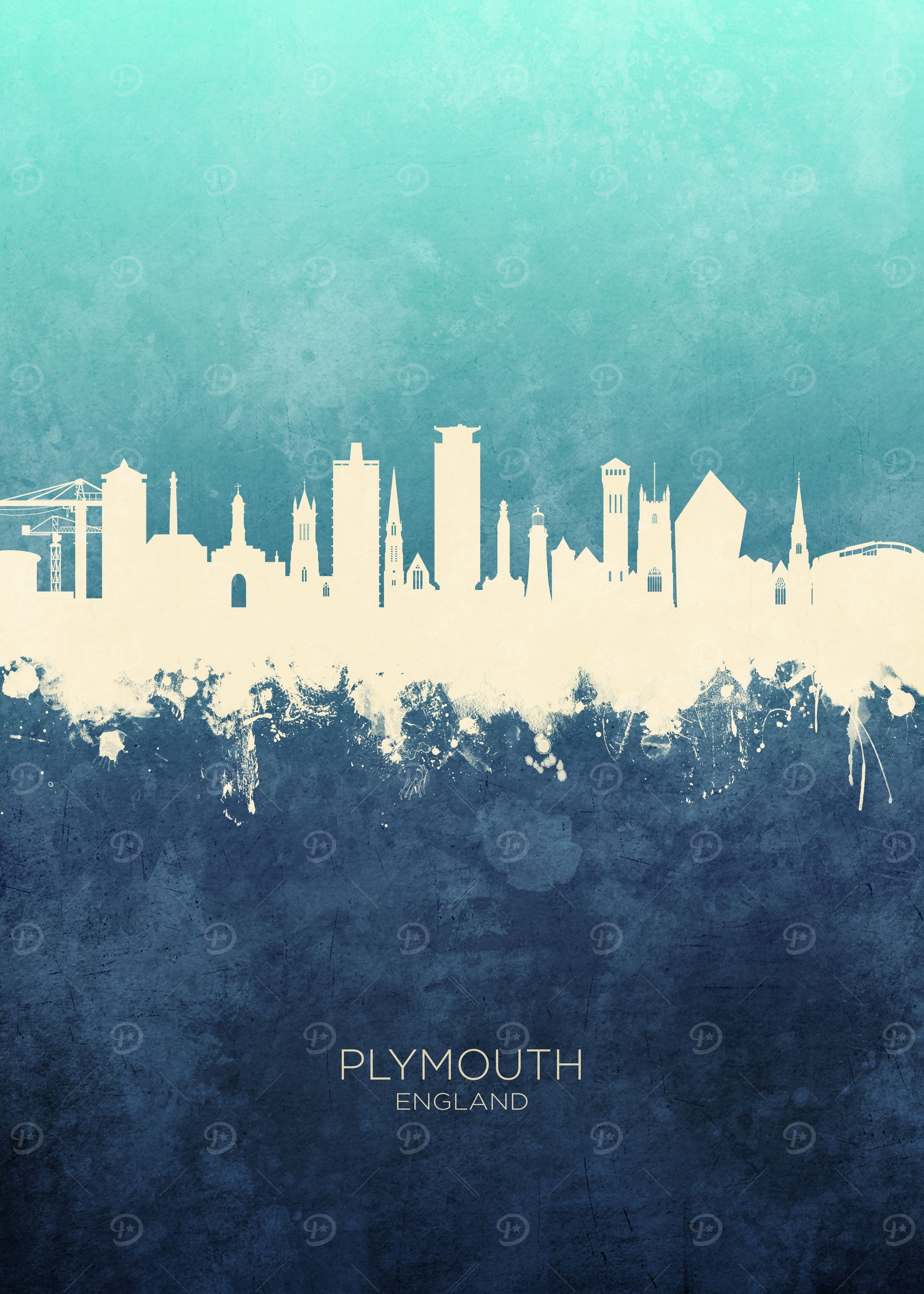 Plymouth England Skyline