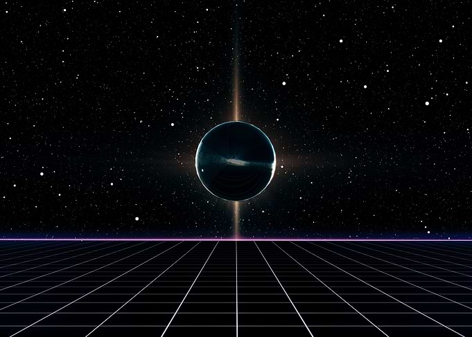 Retro SciFi Background