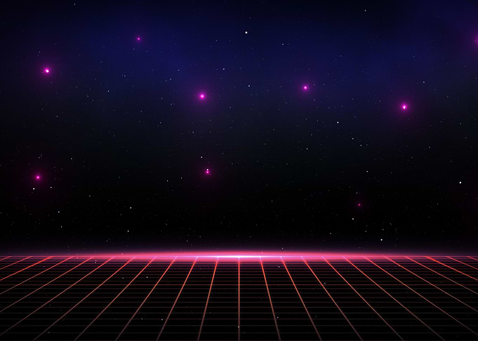 Retro SciFi Background