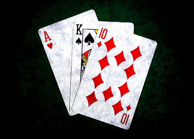 Blackjack 21 Ace King Ten