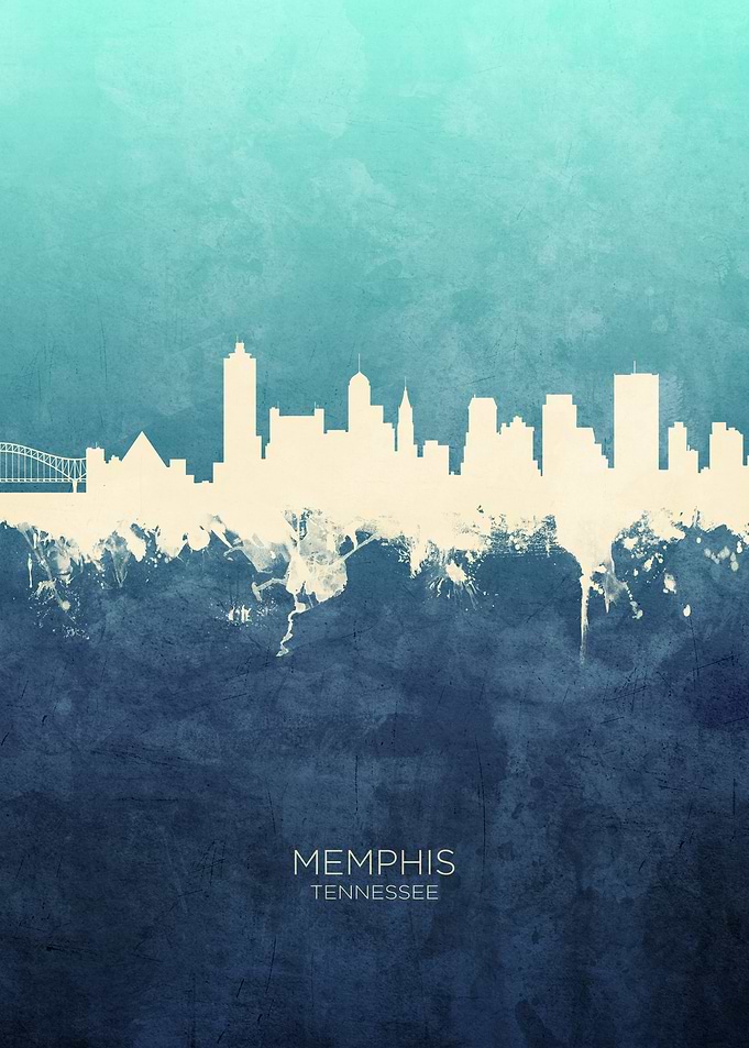 Memphis Tennessee Skyline