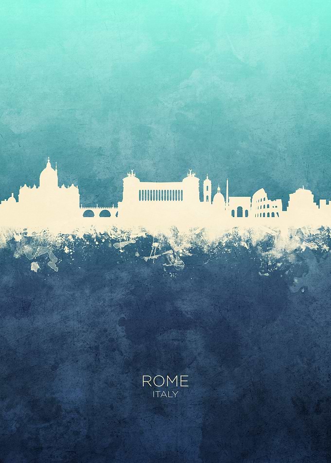 Rome Italy Skyline