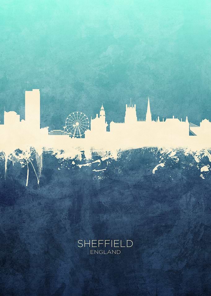 Sheffield England Skyline