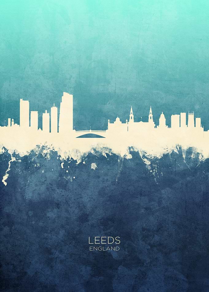 Leeds England Skyline