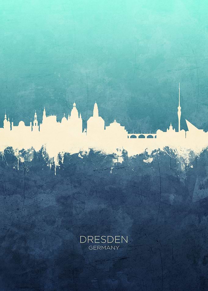 Dresden Germany Skyline