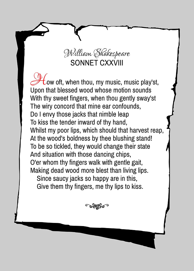Shakespeare Sonnet 128