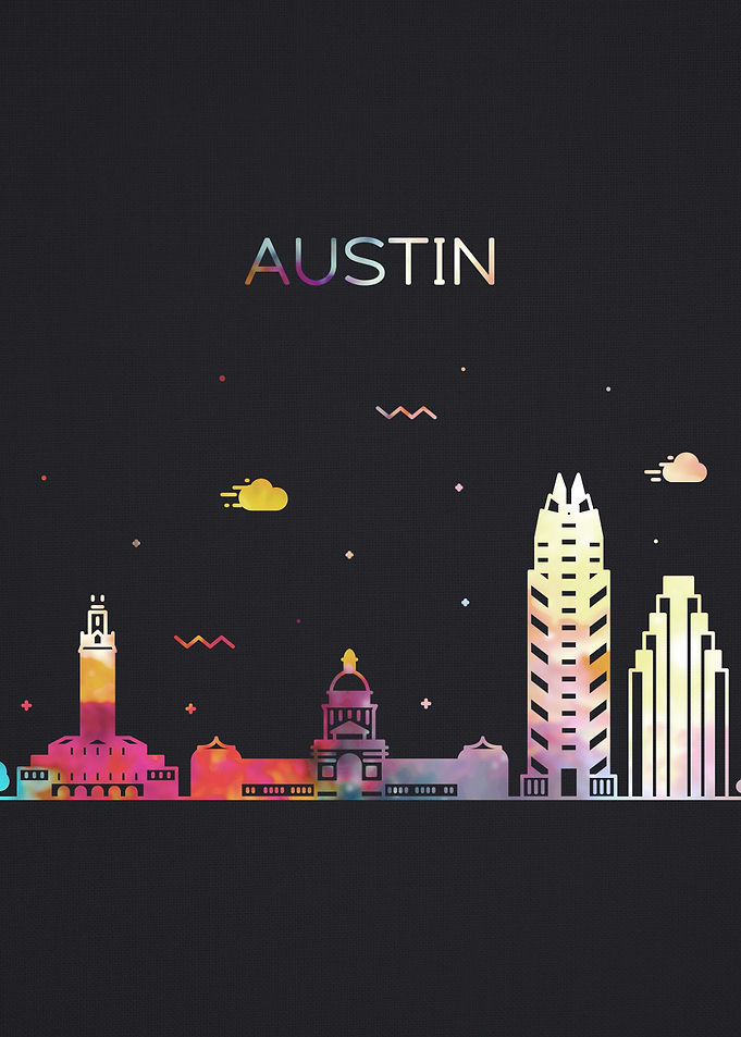 Austin Texas City Skyline
