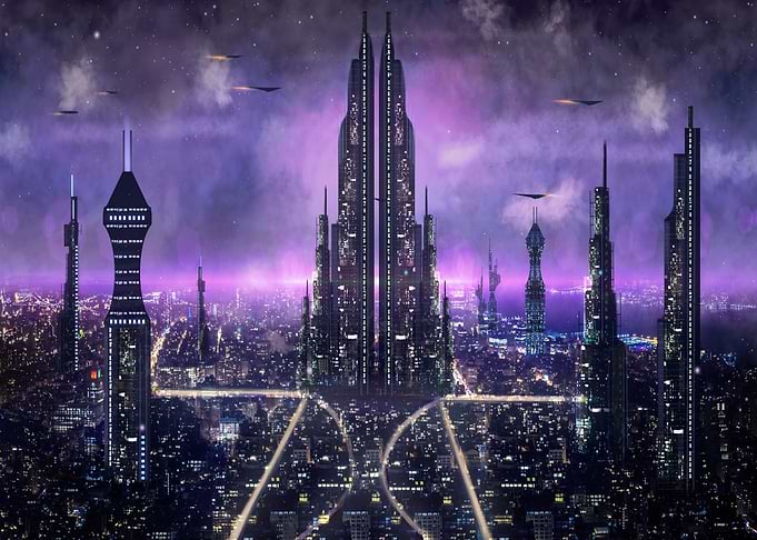 Future City Skyline