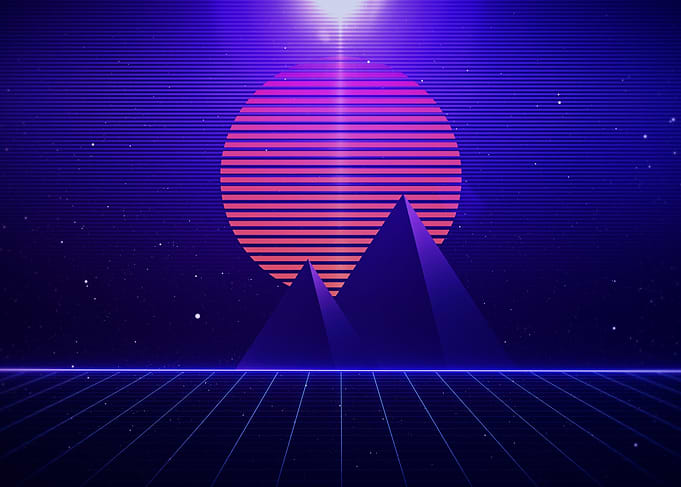 Retro SciFi Background