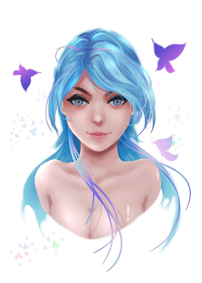 The Sweet Girls with Bluee