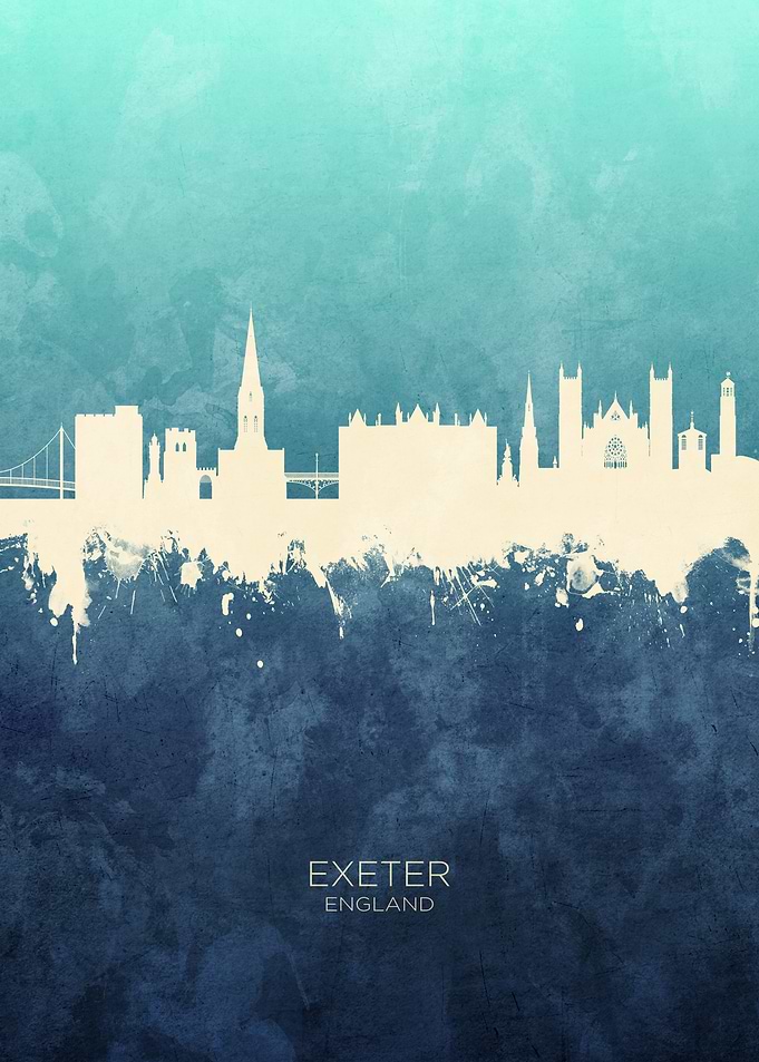 Exeter England Skyline