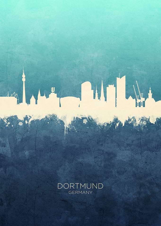 Dortmund Germany Skyline