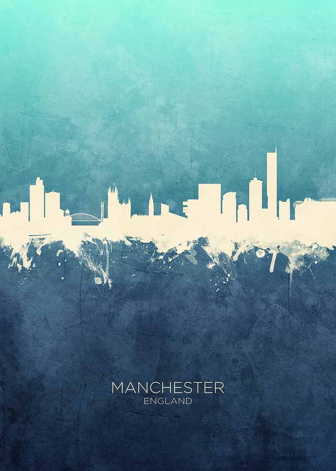 Manchester England Skyline