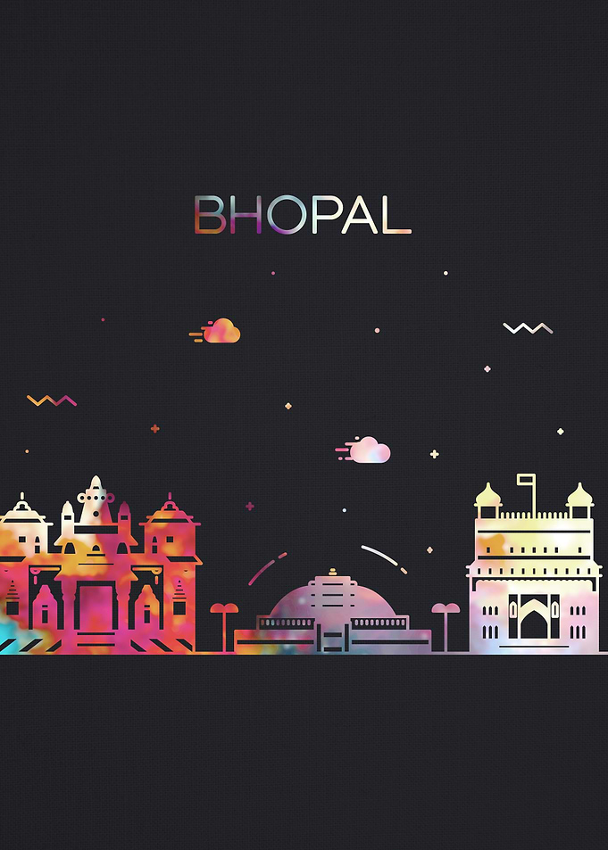 Bhopal India City Skyline