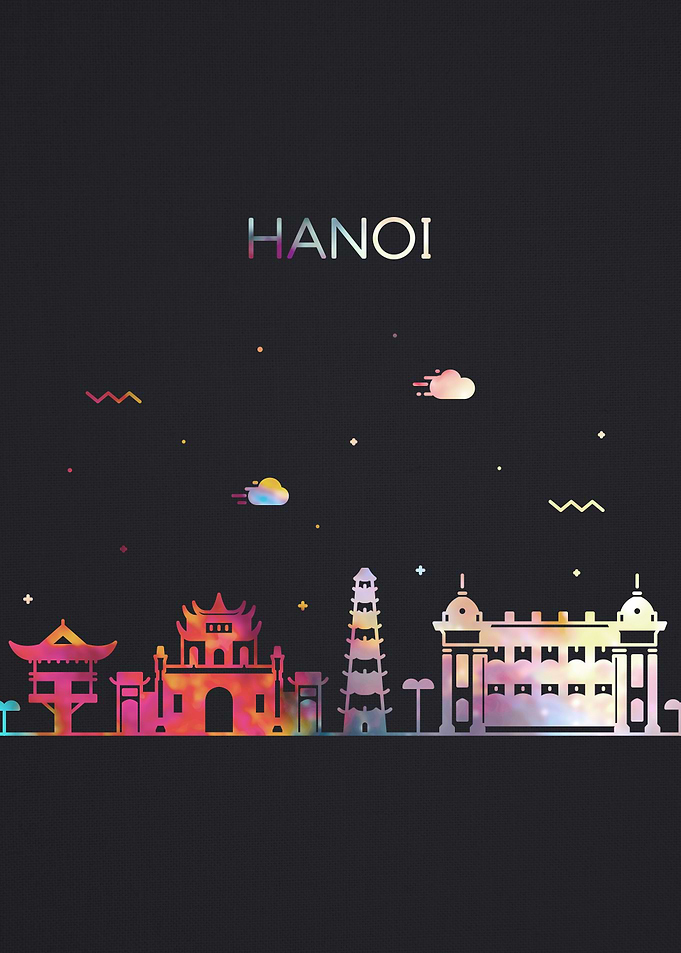 Hanoi Vietnam City Skyline