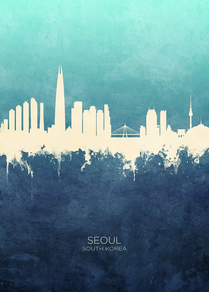 Seoul South Korea Skyline