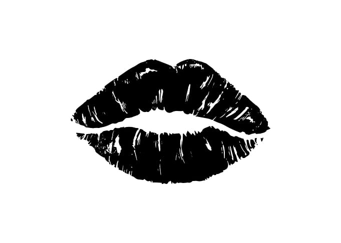 Black Lips Woman Girl