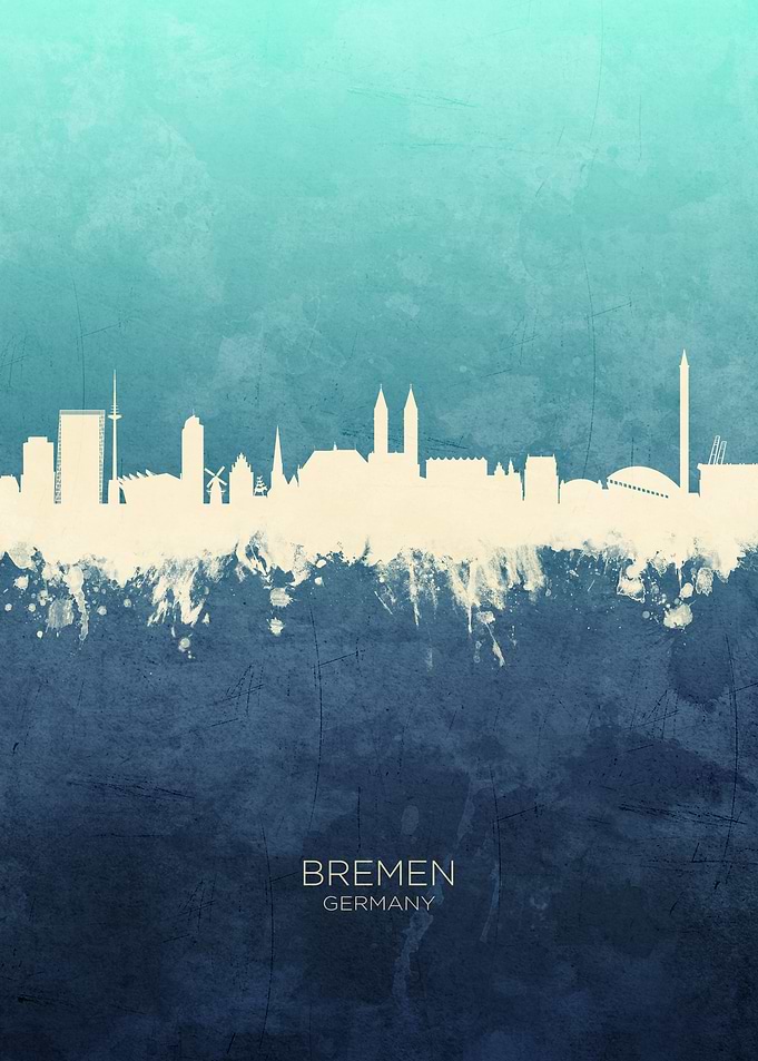 Bremen Germany Skyline
